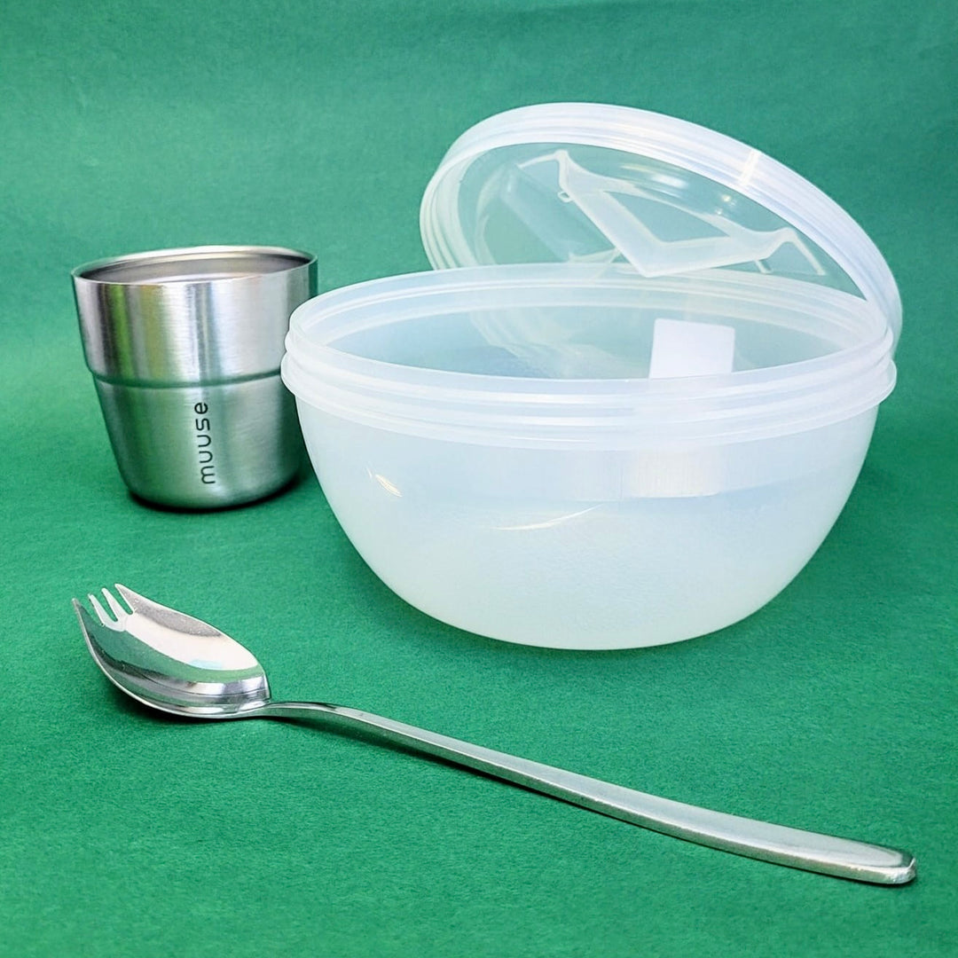 Reusable Set (Bowls, Spork, Cup) | Minimum 30 pieces | Muuse