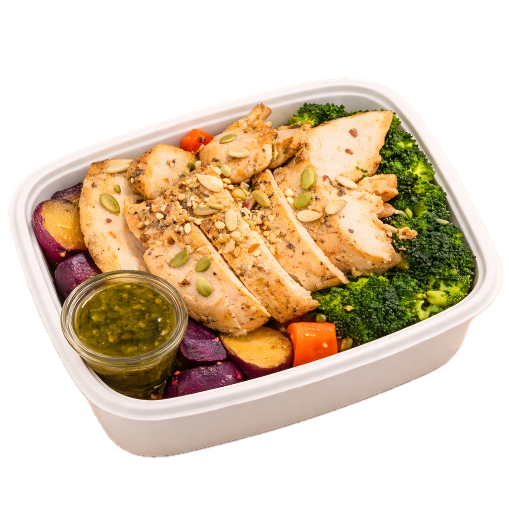 Sous-Vide Chicken Plate